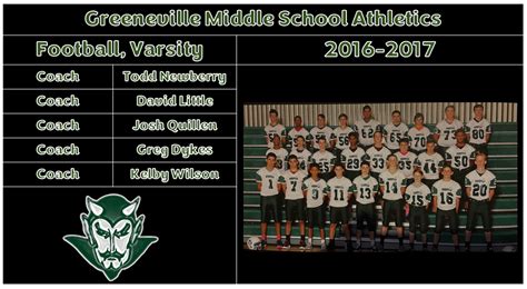 Football Greeneville Middle School