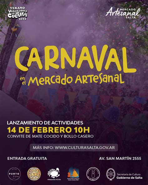 El Mercado Artesanal De Salta Lanza Sus Actividades Por Carnaval