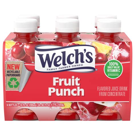 Save on Welch's Fruit Punch Juice Drink - 6 pk Order Online Delivery | Stop & Shop