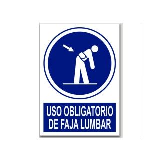 Uso Obligatorio De Faja Lumbar Marve Se Alizaci N Y Seguridad