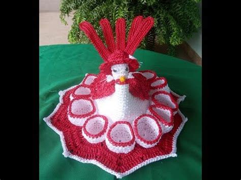 Galinha Porta Ovos Em Croche Parte 1 YouTube Easter Crochet