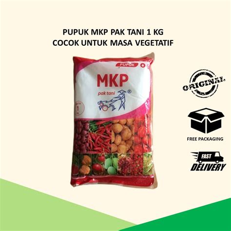 Jual MKP Pak Tani 1 Kg Pupuk Pembuahan Pembungaan Fase Generatif