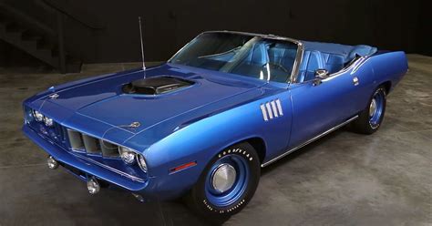 This 1971 Plymouth Barracuda Is One Of The Rarest Muscle Cars