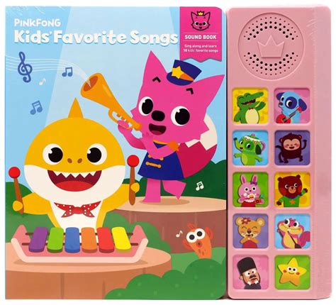 Pinkfong Kids Favorite Songs Sound Book Version 2 Smart Study Toywiz