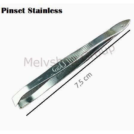 Jual PINSET UBAN STAINLESS PINSET CABUT BULU PENJEPIT BULU RAMBUT