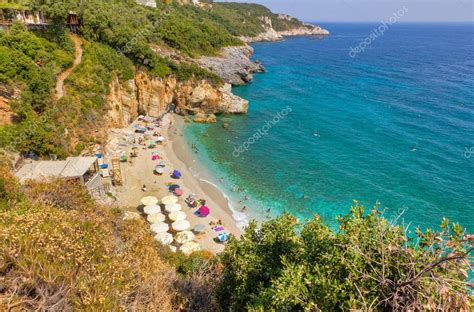 Spiaggia Di Mylopotamos Pelio Tessaglia Grecia Foto Stock Foto Immagini © Lefpap 12129006