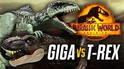 Giganotosaurus Vs T Rex Jurassic World Dominion Super Colossal Toy