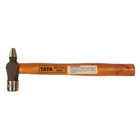 Agrico Tata Cross Pein Hammer With Wooden Handle 200 Gm