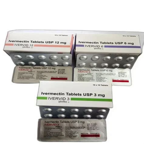 Ivervid Mg Tablet Ivermectin At Rs Strip Of Tablets Anti