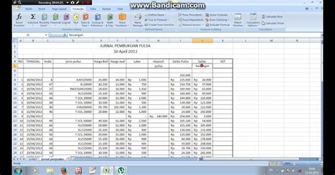 Cara Membuat Aplikasi Pembukuan Di Excel Delinewstv