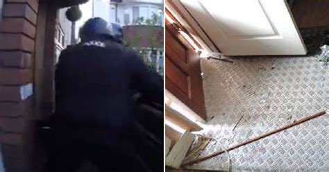 Watch Police Break Into Booby Trapped Cannabis Farm Protected By Live