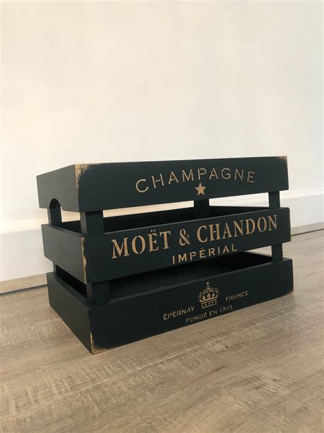 Champagne Crate Etsy