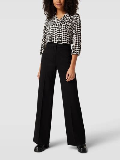 Marc Cain Blouse Met All Over Motief In Zwart Online Kopen P C