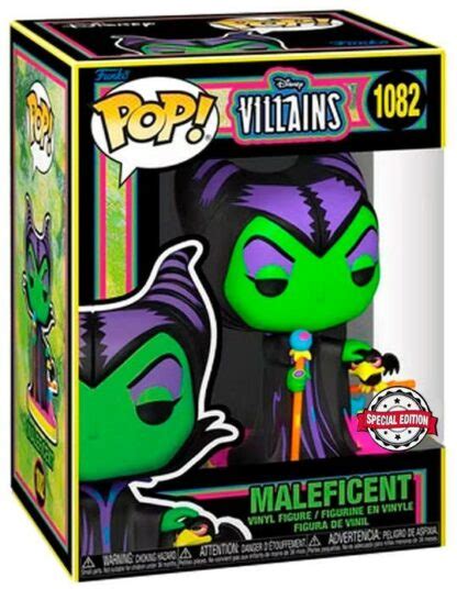 Figurine Funko Pop Exclusive Disney Villlains Mal Fique Blacklight