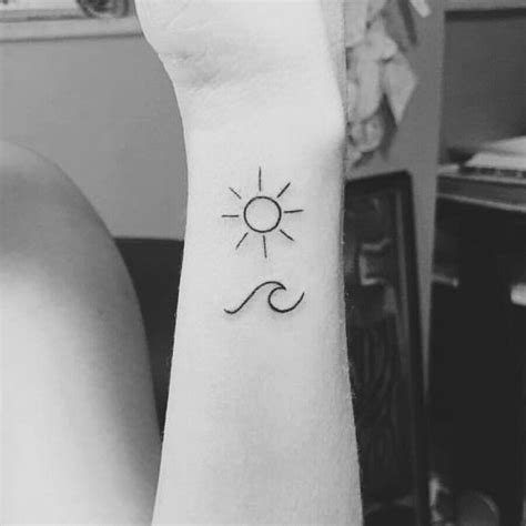 Tatuagem Sol E Onda