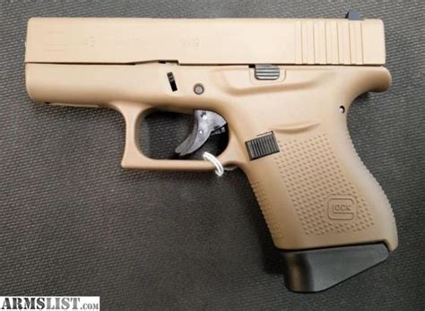 ARMSLIST For Sale NIB GLOCK 43 FDE 9MM PISTOL