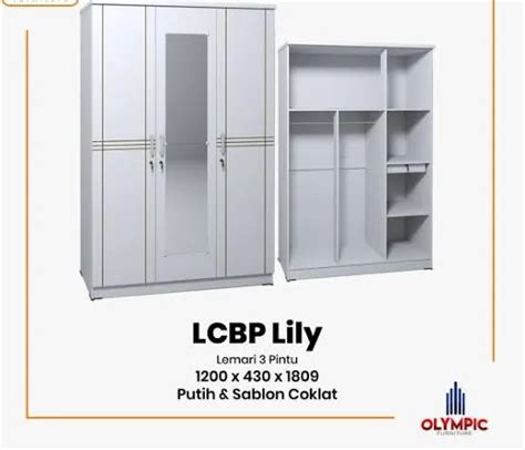 Lemari Pakaian Kayu 3 Pintu Olympic G Star Lily Lemari Baju Lcbp Bogor