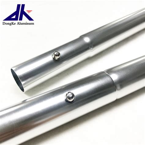 6063 T5 Anodized Aluminum Swaging Tube With Spring Button