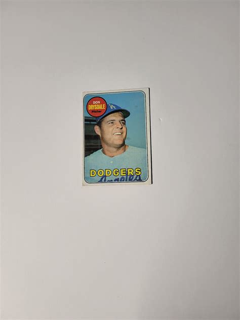 Don Drysdale Topps Baseball Card Vg Condition Ebay