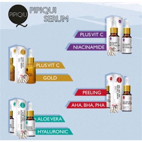 Jual Pipiqiu Serum Series 20ml Serum Gold Plus Niacinamide Plus