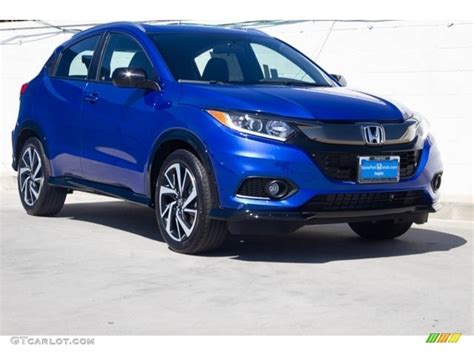 2019 Aegean Blue Metallic Honda Hr V Sport 130593765