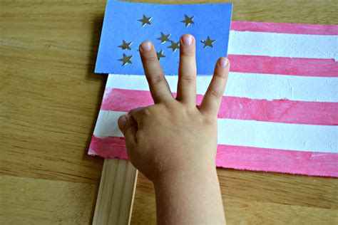 Tape Resist American Flag Diy For Beginners Kiwico