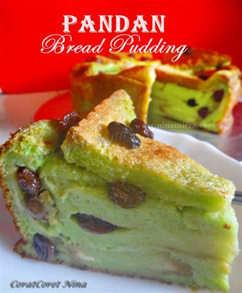 Resipi Puding Roti Pandan Bread Pudding Sedap Mudah