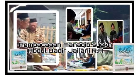 Pembacaan Manaqib Syekh Abdul Qodir Jailani Youtube