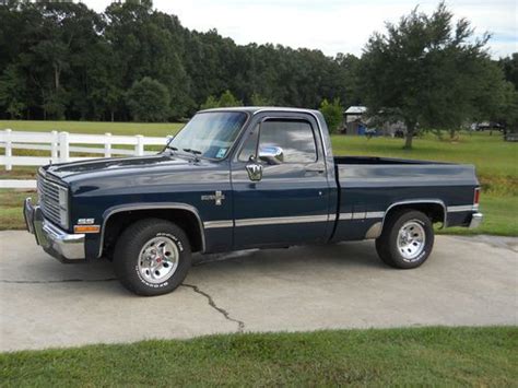 Purchase Used Chevrolet C Swb Blue Truck Chevy Silverado