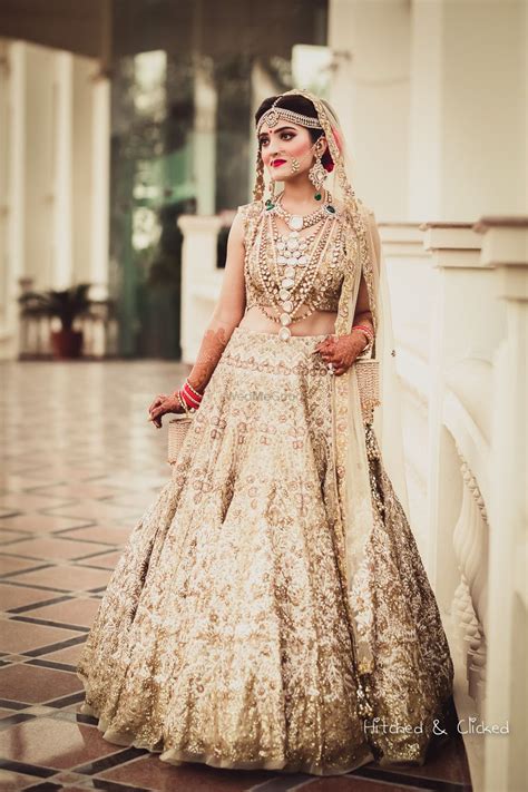 Photo Of Gold Bridal Lehenga Inspiration