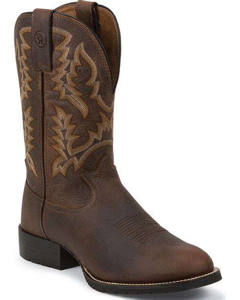 Tony Lama Mens Pitstop Stockman Western Boots Boot Barn