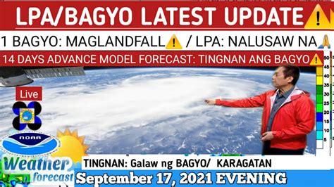 Bagyo Lpa May Kasunod Weather Update Today September