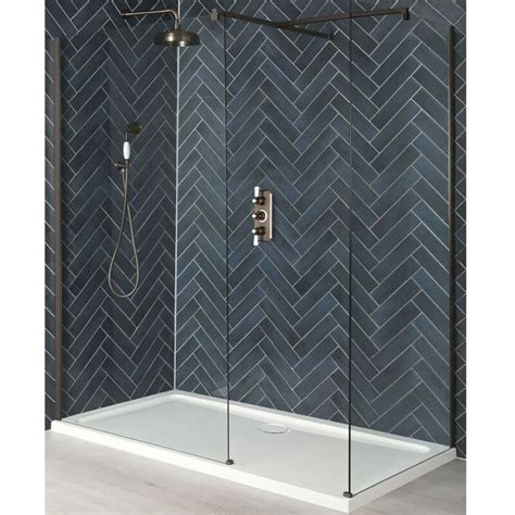 Milano Rosso Corner Walk In Wet Room Shower Enclosure With Screens