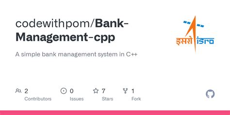 Github Codewithpombank Management Cpp A Simple Bank Management