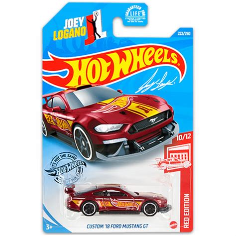 Hot Wheels 2020 Target Red Edition Custom 18 Ford Mustang Gt Red