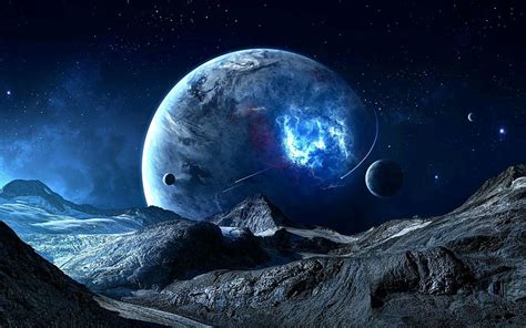 HD wallpaper: Sci Fi, Planet Rise | Wallpaper Flare