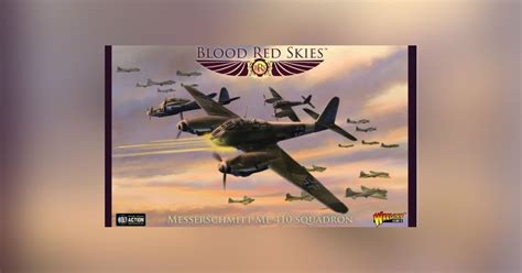 Blood Red Skies German Messerschmitt Me 410 Squadron Board Game