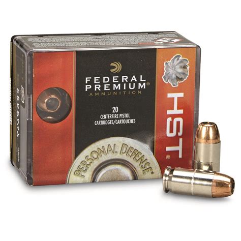 Federal Premium Personal Defense 45 Auto Hst 230 Grain 20 Rounds