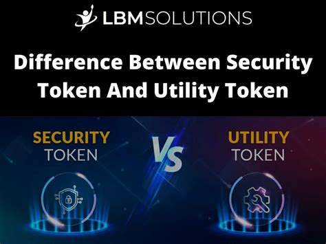 Ppt Difference Between Security Token And Utility Token Powerpoint