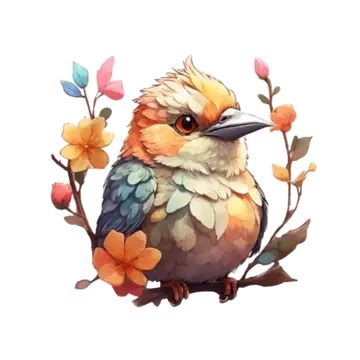 Cute Cartoon Bird Cute Bird Jungle PNG Transparent Clipart Image And