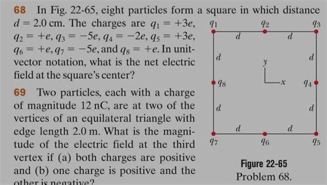 Solved d d d х 68 In Fig 22 65 eight particles form a Chegg