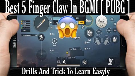 Best 5 Finger Claw In Battelground Mobile India Bgmi Drills And Tips