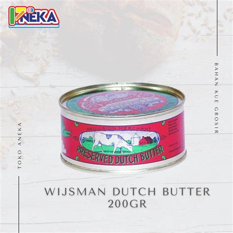 Jual Wijsman Dutch Butter Salted Butter 200gr Shopee Indonesia