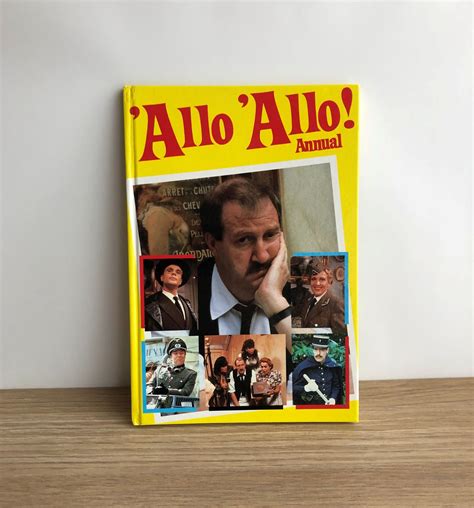 Allo Allo Annual 1989 Edition Hardback Book Croft And Lloyd Etsy