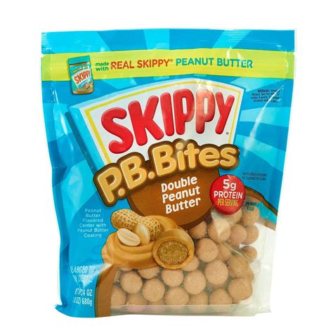 Skippy P B Bites Double Peanut Butter Oz Walmart