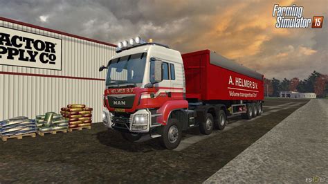 Man Tgs A Helmer B V With Trailer V Fs Mods Fs Lt