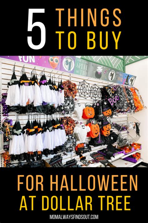 The 5 Things To Buy For Halloween At Dollartree