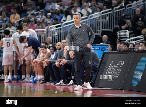 Virginia Head Coach Tony Bennett Watches During The Second Half Of A First Round College