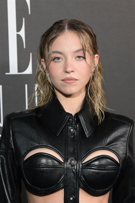 Sydney Sweeney Wears Rokh Leather Set With Cutouts POPSUGAR Fashion