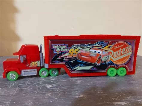 Disney Pixar Cars Glow Racers Transforming Mack Truck Loose Mattel